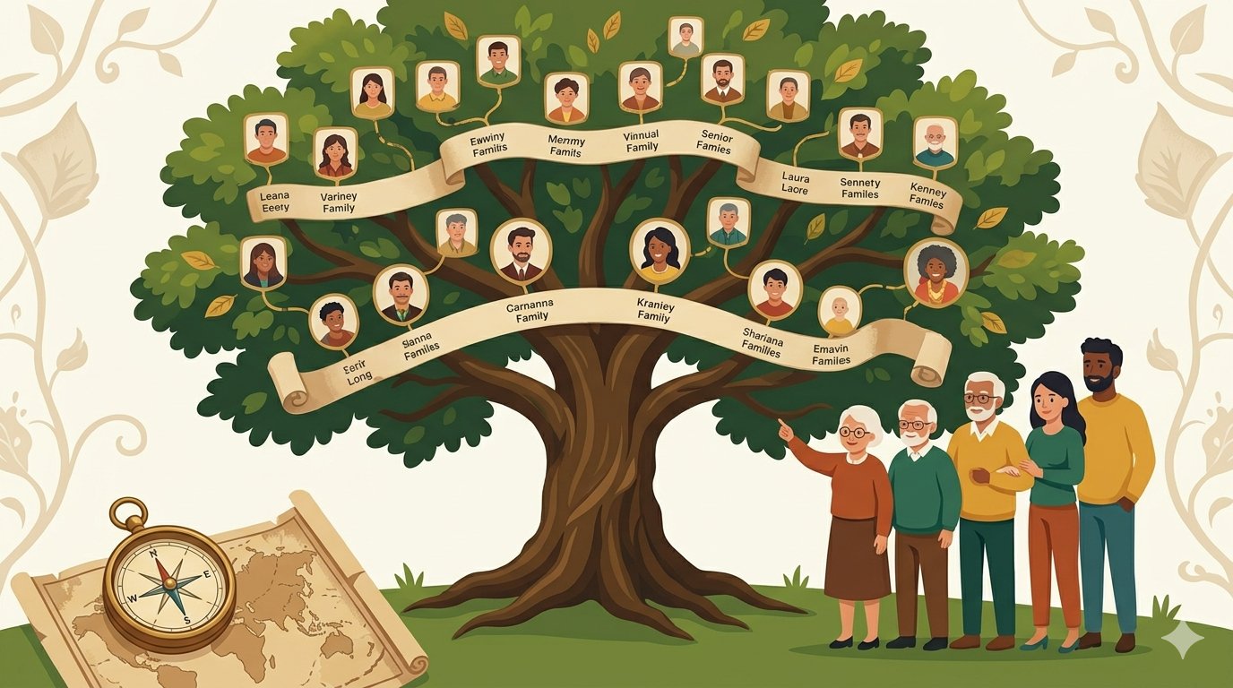 How to make a family tree step by step